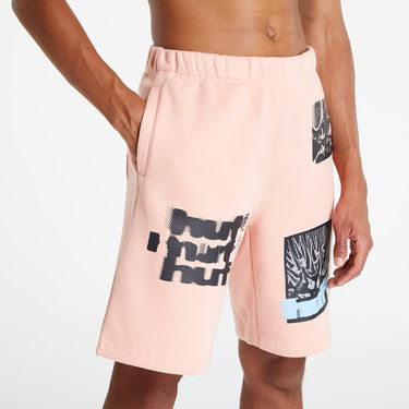 Šortky HUF Virus Fleece Short Ružová | PT00220 coral pink, 1
