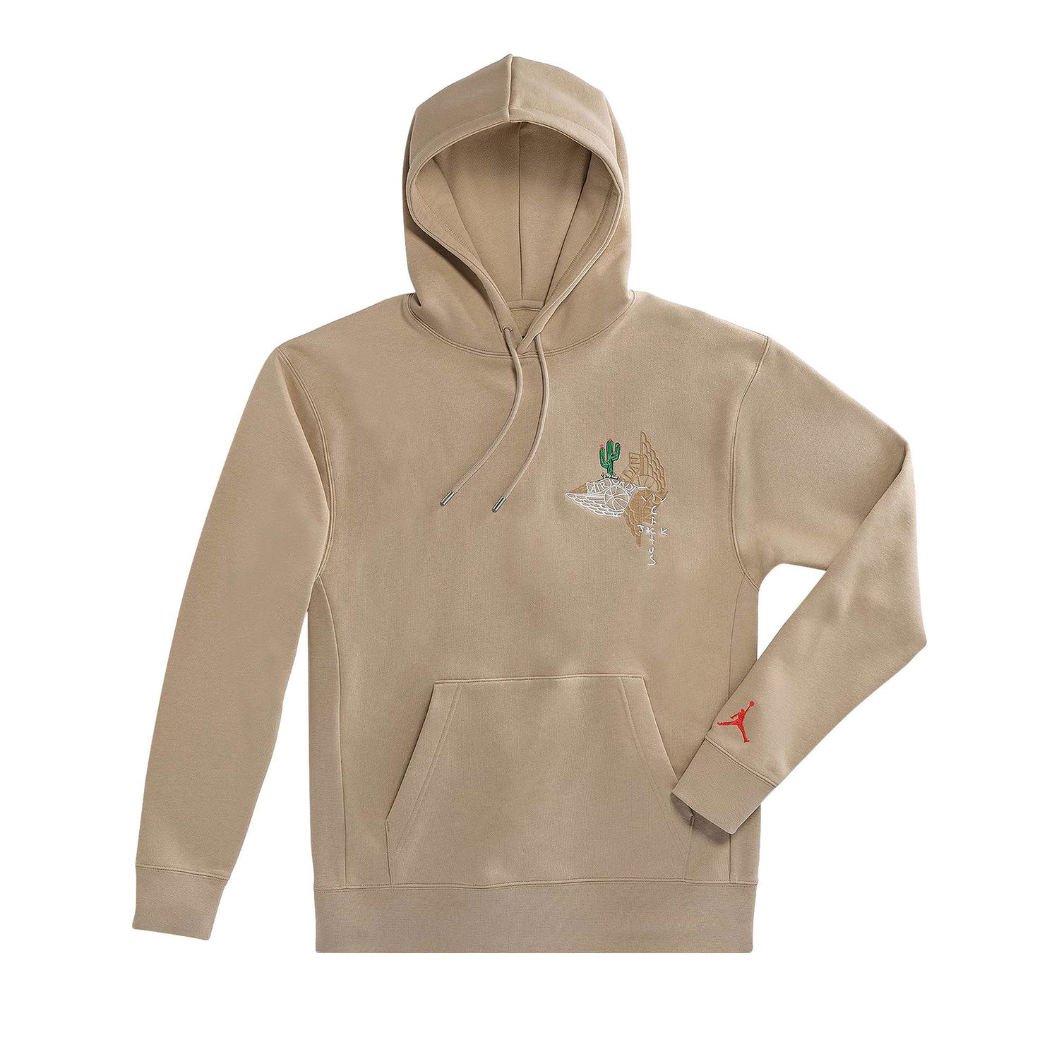 Mikina Cactus Jack by Travis Scott Jordan x Pullover Hoodie Béžová | CZ0162 247, 1