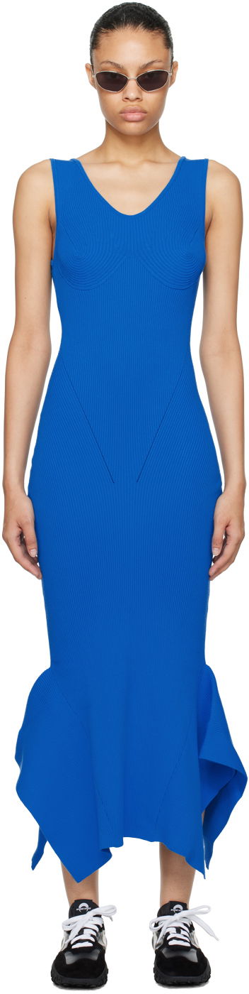 Šaty Marine Serre SSENSE x Maxi Dress Modrá | WDR202, 0