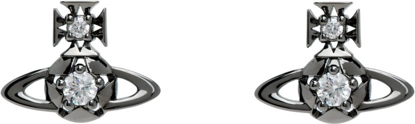 Náušnice Vivienne Westwood Lee Orb Crystal Earrings Čierna | 6201037C-02S104-