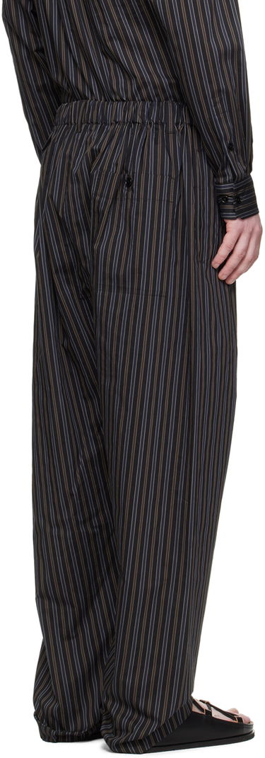 Nohavice LEMAIRE Relaxed Striped Trousers Čierna | PA1047 LF1247, 2