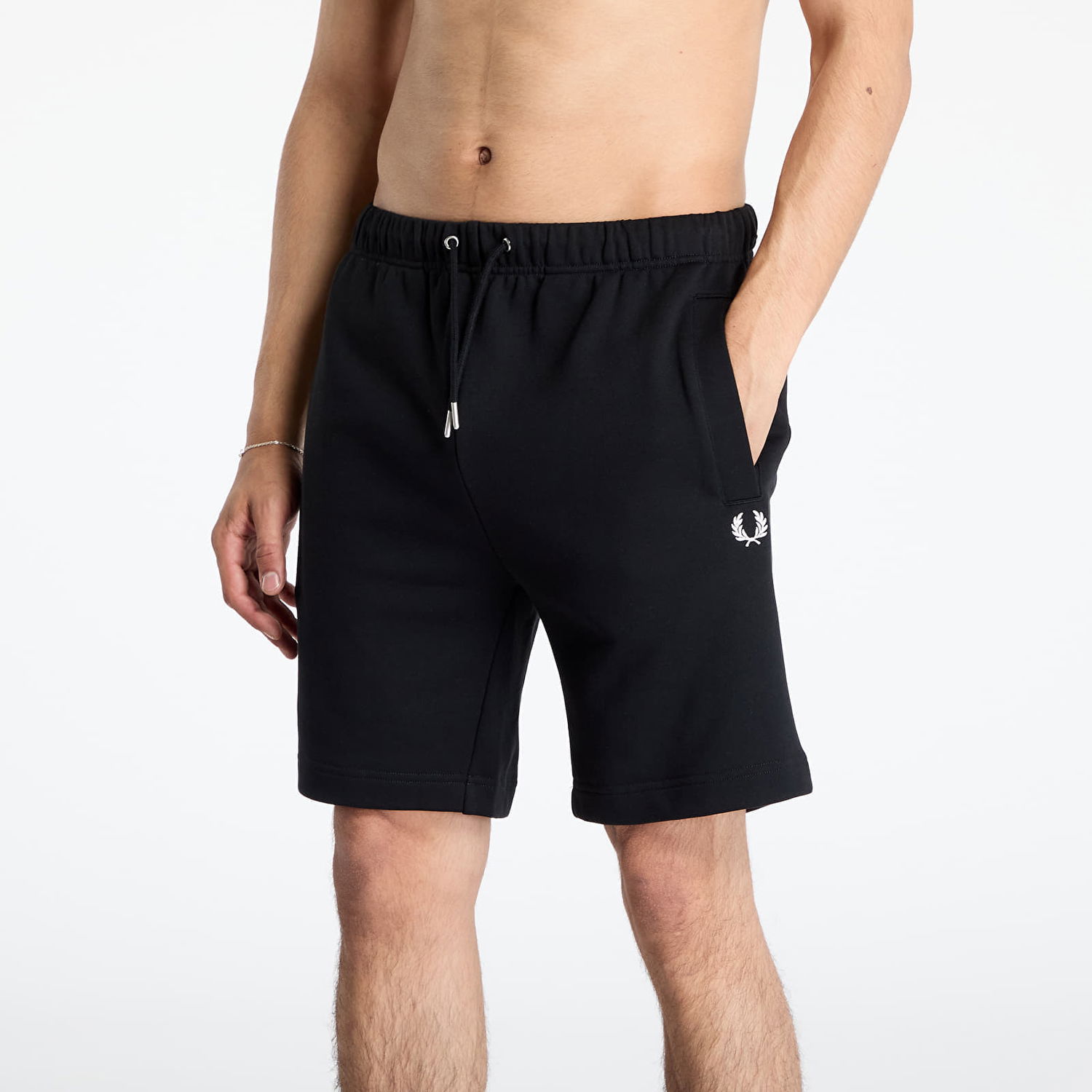 Šortky Fred Perry Fred Perry Classic Sweat Shorts Čierna | S8505 102, 1