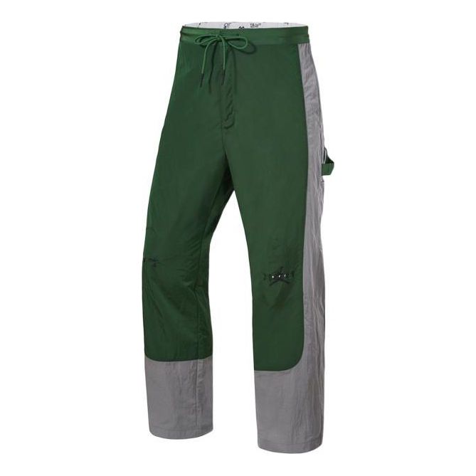 Tepláky Jordan Off-White x Air Jordan MJ Track Pants Zelené | CV3446-361