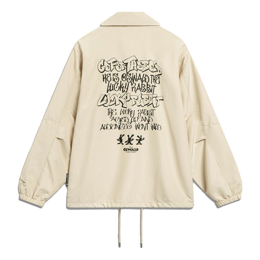 Vetrovka Li-Ning Graphic Jacket Béžová | AFDT305-1