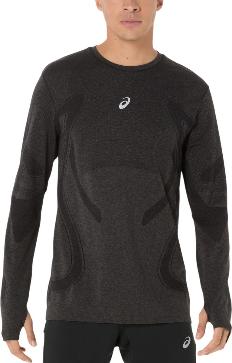 Tričko Asics ASICS Road Seamless Long Sleeve Top Šedá | 2011d356-001