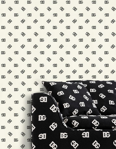 Home decor Dolce & Gabbana Wallpaper with logo print Biela | TCW007TCAHOU0075, 1
