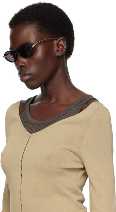 Slnečné okuliare Bottega Veneta Knot Cat Eye Sunglasses Čierna | BV1390S-001, 3