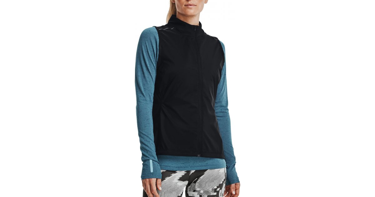 Vesta Under Armour Under Armour OutRun the Storm Running Vest Čierna | 1365645-001, 1