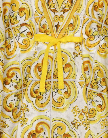 Šaty Dolce & Gabbana Dolce & Gabbana Printed Cotton Kaftan Žltá | LB7A14G7J5KH03TN, 3