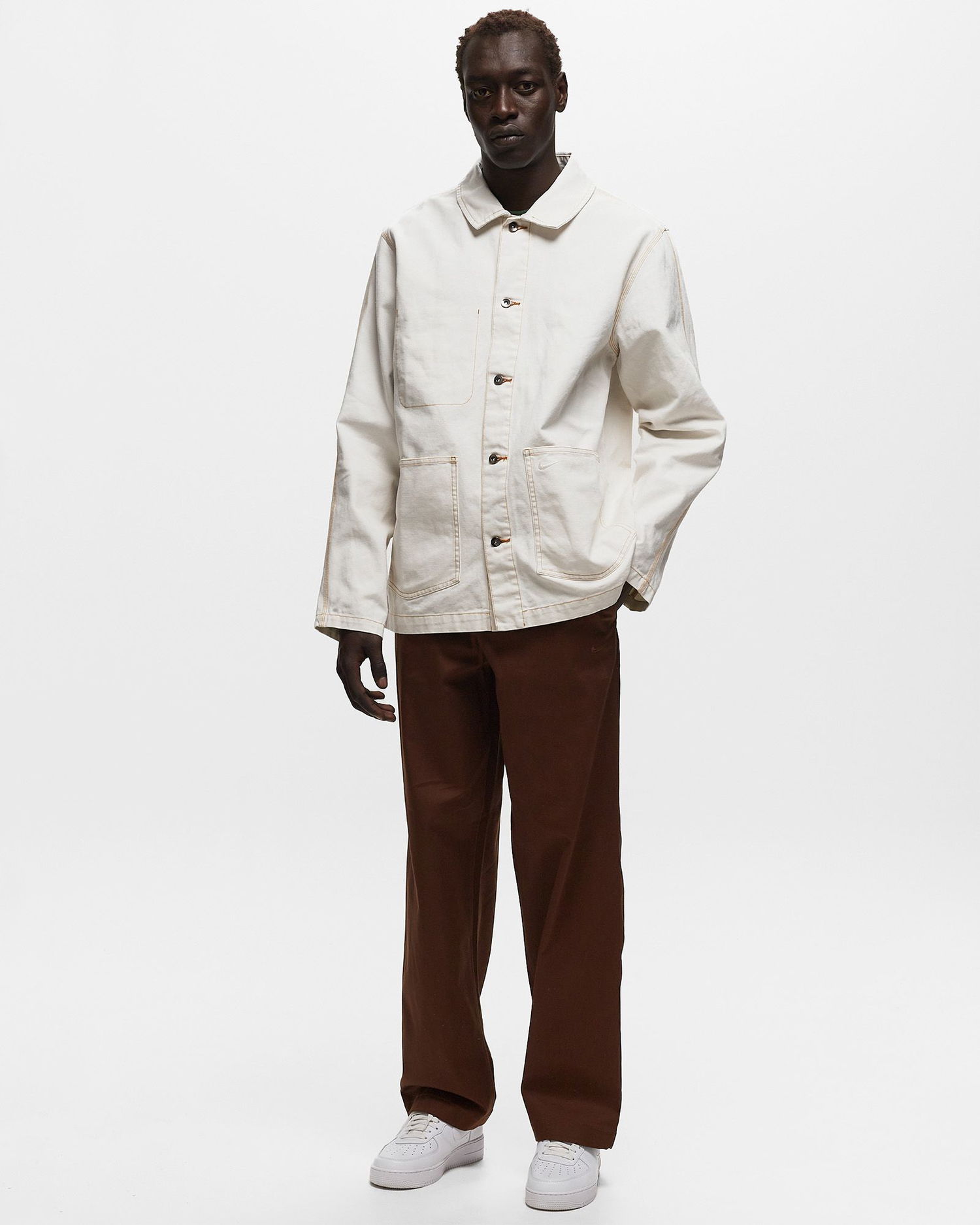Kabáty Nike Life Men's Chore Coat Biela | FN0356-030, 1