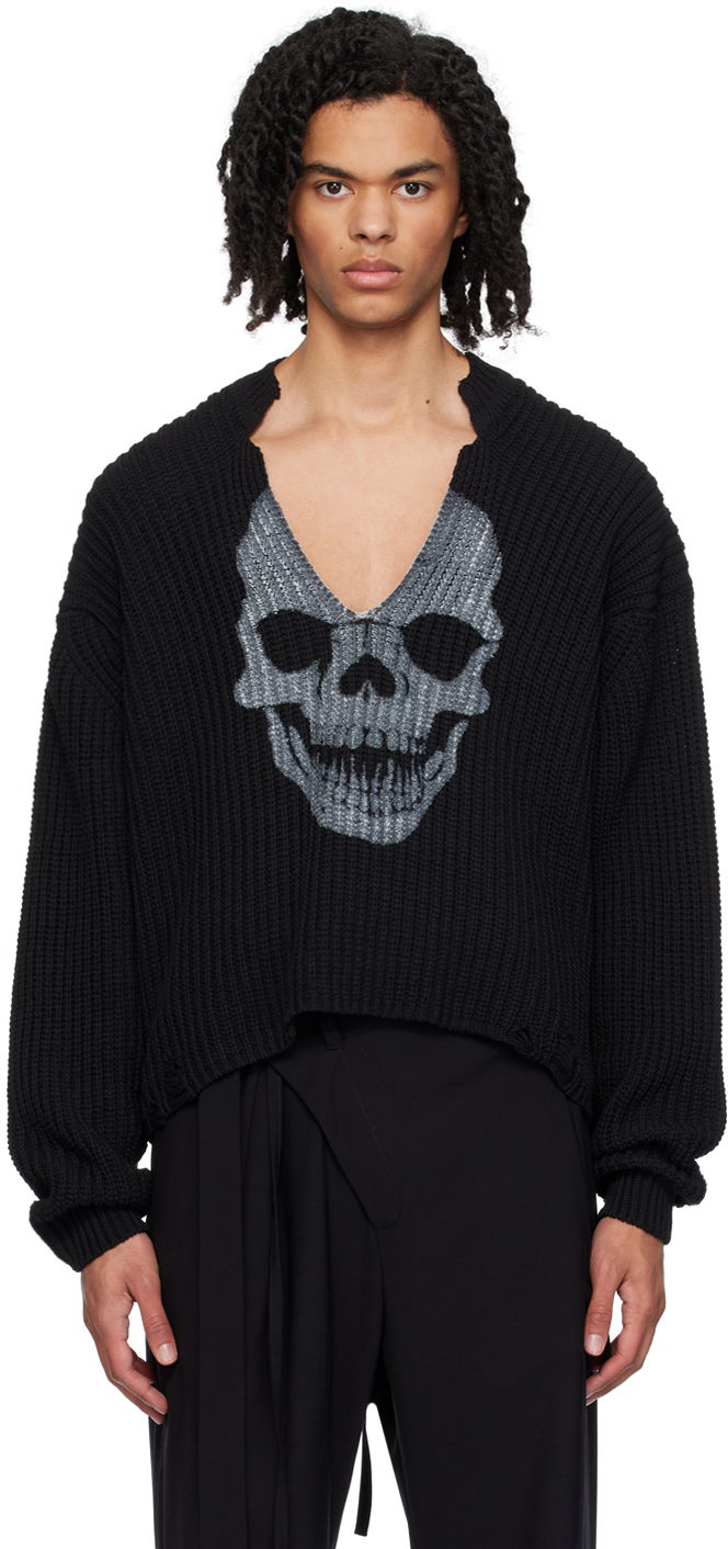 Sveter Ottolinger Ottolinger Skull Knit Sweater Čierna | 706203, 0