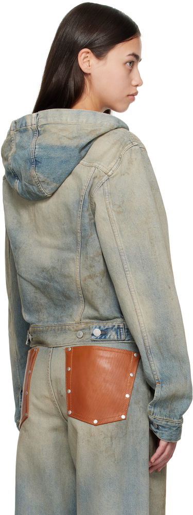 Bunda Acne Studios Acne Studios Hooded Denim Jacket Modrá | C90199-, 2