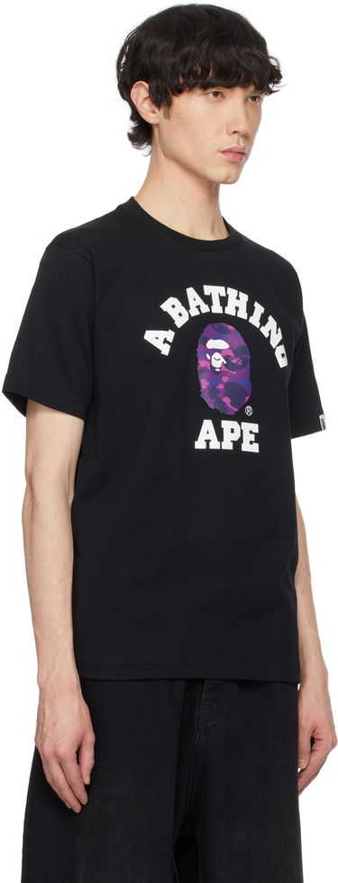 Tričko BAPE Camo College T-shirt Čierna | 001TEK801018M, 1