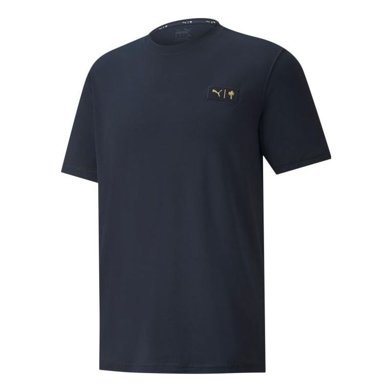 Tričko Puma Palm Tree Crew Golf T-Shirt Navy | 534087-02
