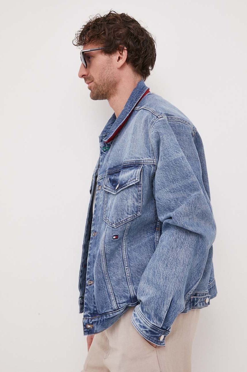 Bunda Tommy Hilfiger x Shawn Mendes Denim Jacket Modrá | MW0MW31196.PPYX, 0