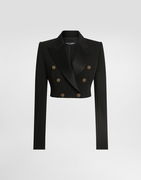 Dolce & Gabbana Double-breasted Wool Gabardine Jacket