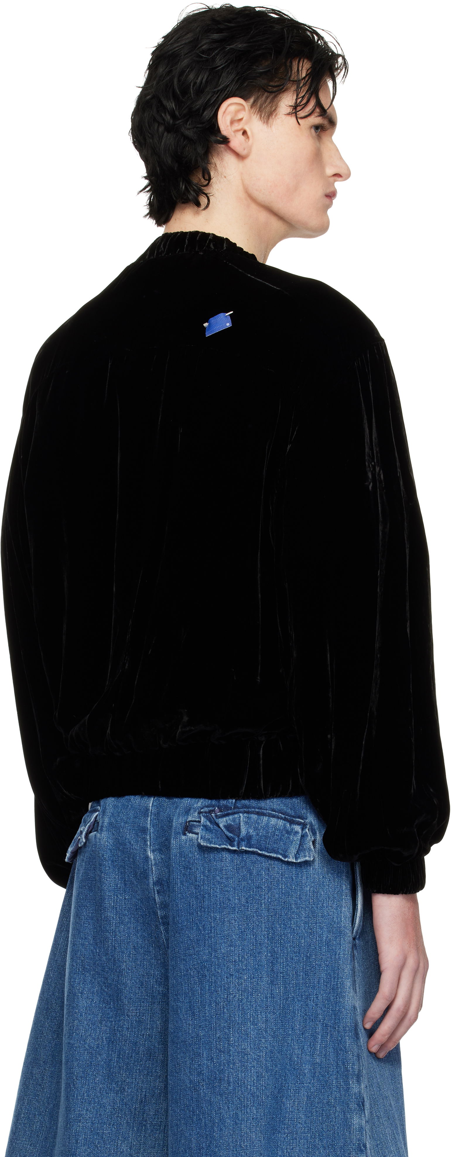 Velvet Relaxed Fit Sweatshirt