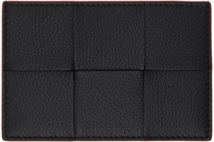 Peňaženka Bottega Veneta Intrecciato Leather Card Holder Čierna | 748052VCP13, 0