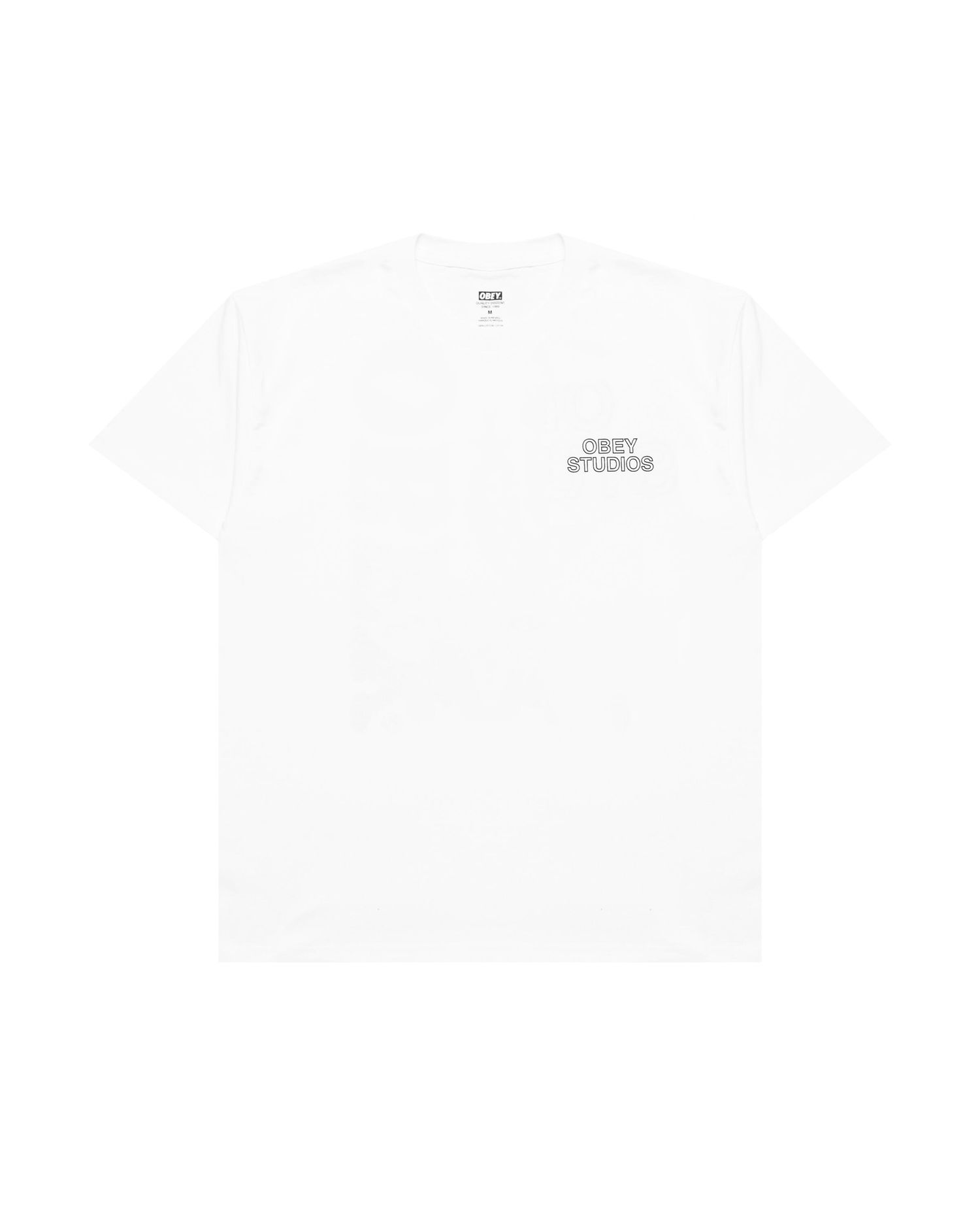 Tričko OBEY Obey Studios Palette T-Shirt Biela | 165264052-WHT, 0