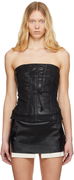 Rick Owens DRKSHDW Hollywood Bustier Denim Top
