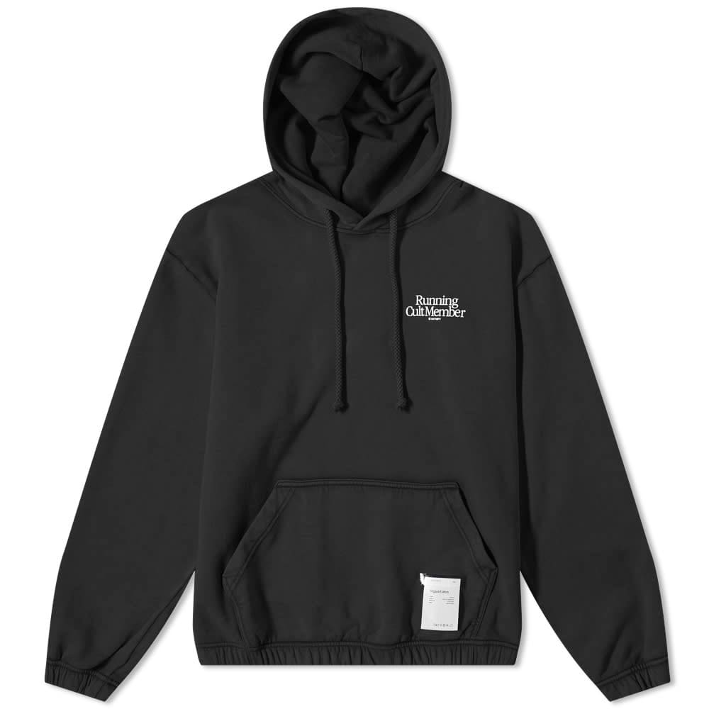 Mikina Satisfy Softcell Running Cult Member Popover Hoody Čierna | 5093-BK-GA, 0
