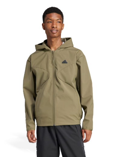 Mikina adidas Performance Sportswear City Escape Full-Zip Zelené | IJ6091