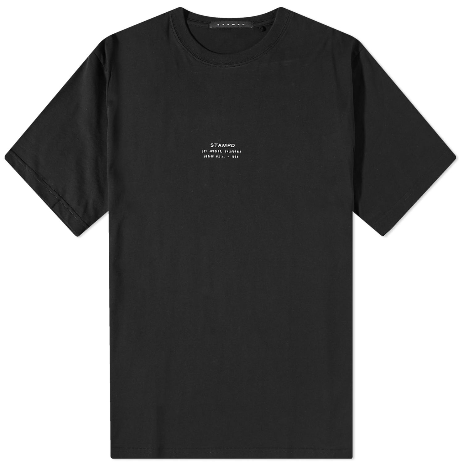 Tričko Stampd Stacked Perfect Logo T-Shirt Čierna | SLA-M3126TE-BLK, 0