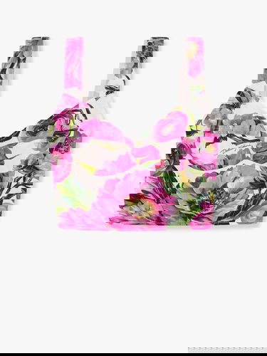 Crop Top Dolce & Gabbana Dolce & Gabbana Peony Print Crop Top Rôznofarebný | F7W98THS5S3HA5KR, 0