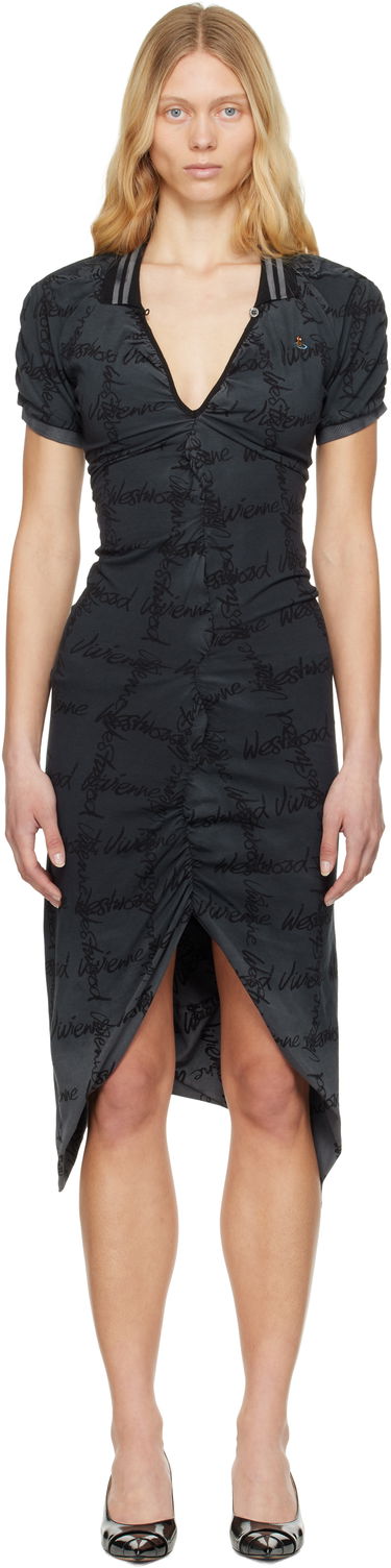 Šaty Vivienne Westwood Vivienne Westwood Pulling Midi Dress Šedá | 1102000Z-J008T-, 0
