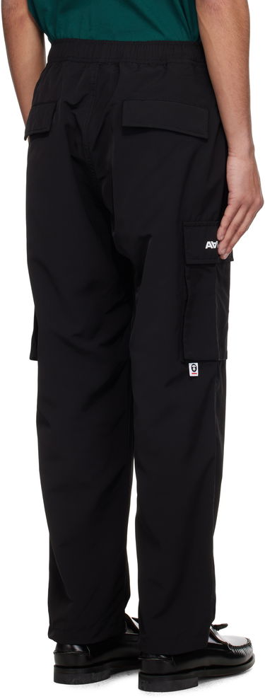 Cargo nohavice AAPE by A Bathing Ape AAPE by A Bathing Ape 'AAPE Now' Woven Cargo Pants Čierna | AAPPTMB667XXNBKX, 2