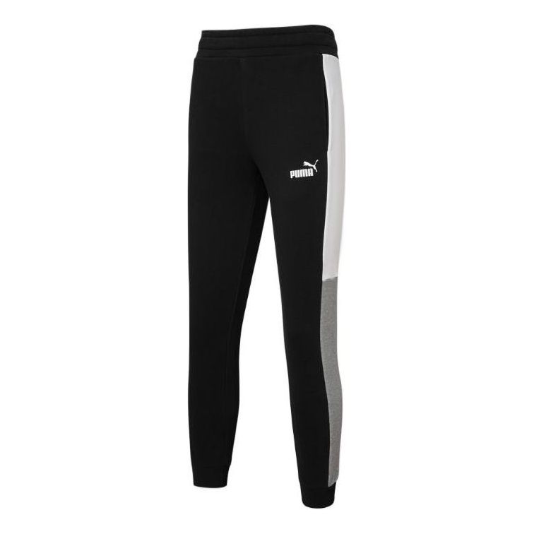 Tepláky Puma Fusion Men's Color Block Pants Čierna | 848652-01, 0