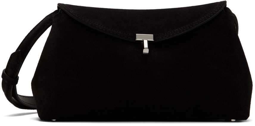 Kabelka TOTEME TOTEME T-Lock Suede Clutch Čierna | 234-WAL944-LE0004, 0