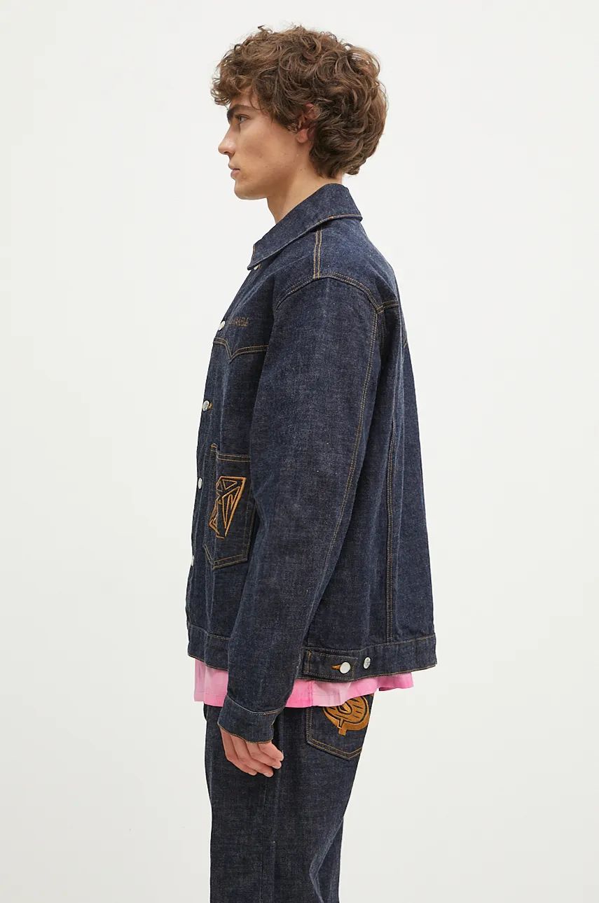 Bunda BILLIONAIRE BOYS CLUB Denim Jacket Selvedge Modrá | B24303, 0