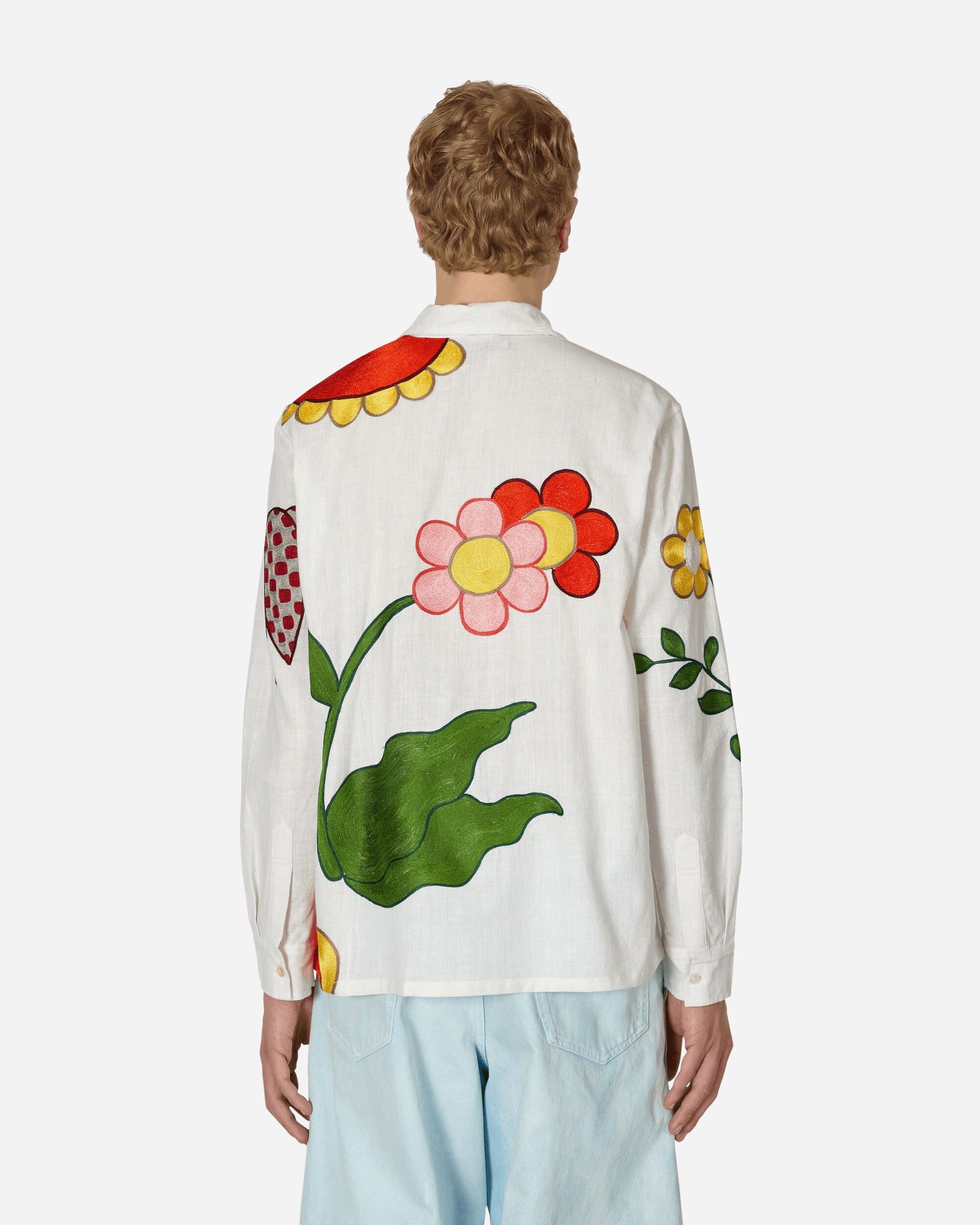 Embroidered Flower Shirt