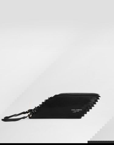 Cestovná taška Dolce & Gabbana Tempesta Calfskin Toiletry Bag Čierna | BP3456AU99480999, 0