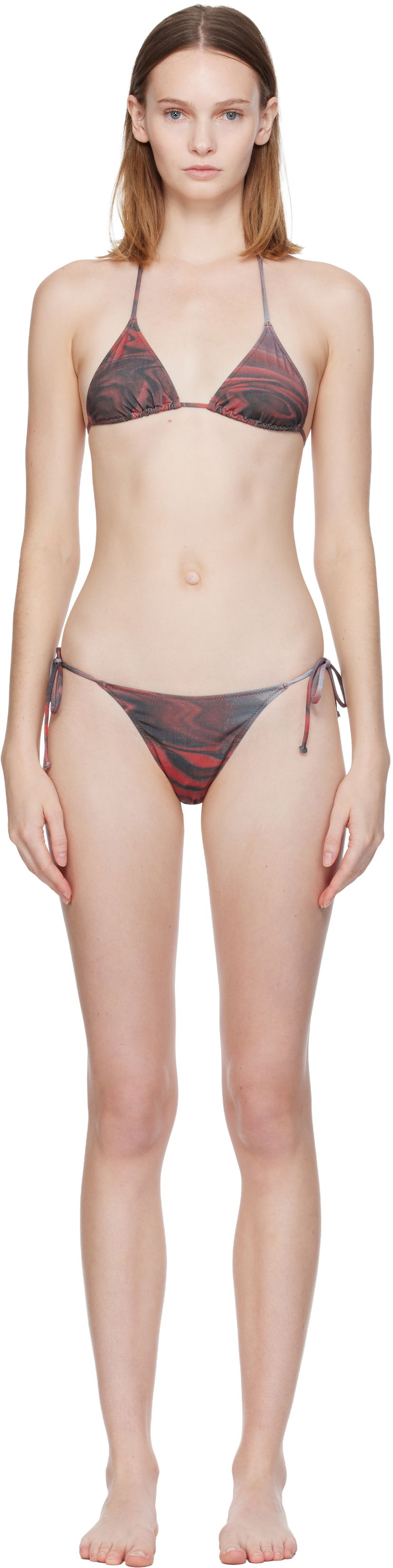 Plavky Jean Paul Gaultier Jean Paul Gaultier Printed Blurry Roses Bikini Rôznofarebný | 25/04-W-BS035-J023P-010230