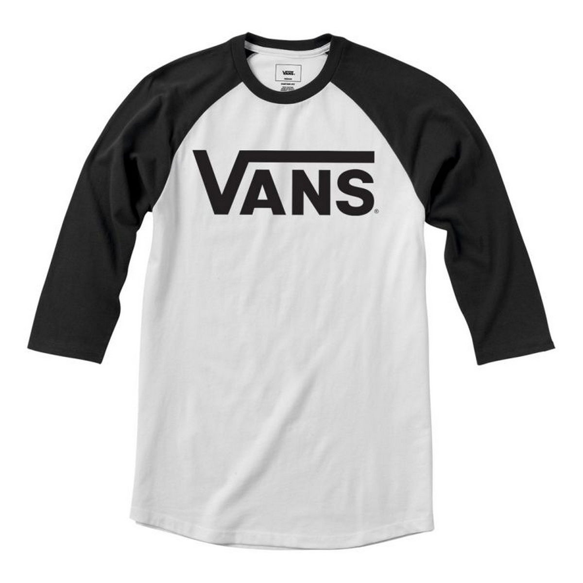 Tričko Vans Classic Raglan T-Shirt Čierna | VN0002QQYB2, 0