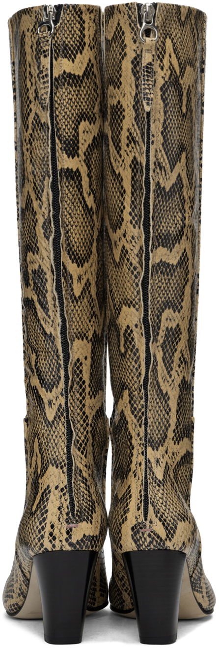 Oblečenie Aeyde Aeyde Cecilia Tall Boots Béžová | A11-KB-PECP75BL83-FW24-957-064, 1
