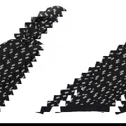 Logo Alphabet Print Fleece Hoodie