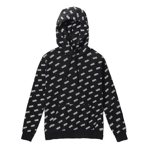 Mikina Vans Logo Alphabet Print Fleece Hoodie Čierna | VN0A3QRXRS1, 0