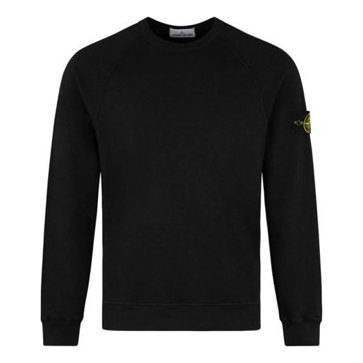 Sveter Stone Island Logo Patch Crewneck Sweatshirt Čierna | 741566060-V0029, 0