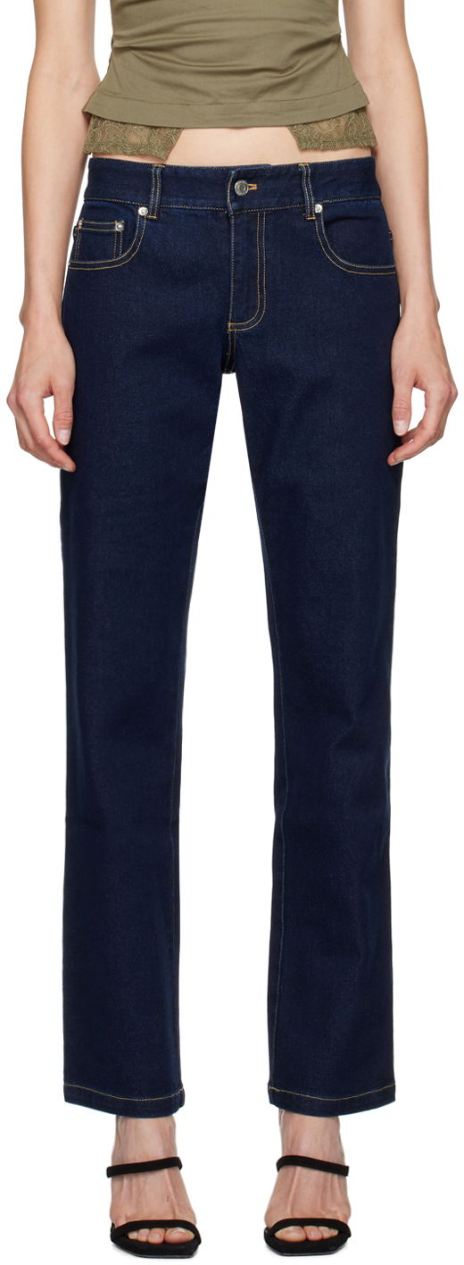 Džínsy Miaou Miaou Paris Jeans Modrá | 1050RWDBLD, 0