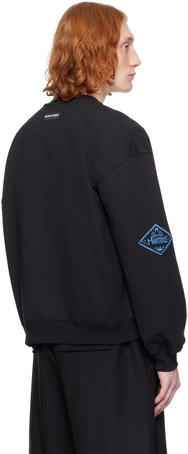Mikina Marine Serre Marine Serre Souvenir Fleece Oversized Sweatshirt Čierna | UST022A CJER0078, 2