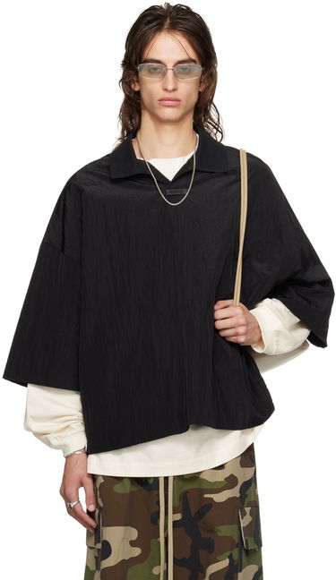 Polo tričko Fear of God ESSENTIALS Logo Patch Polo Čierna | 186BT244120F, 0