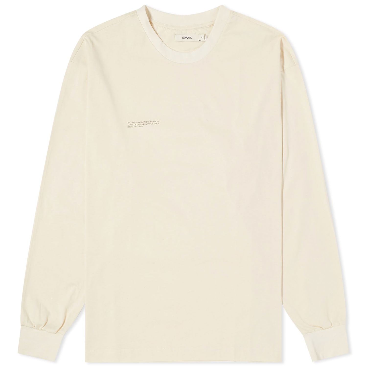 Tričko PANGAIA Pangaia Long Sleeve T-Shirt, Size X-Small Béžová | 1000120510002, 0