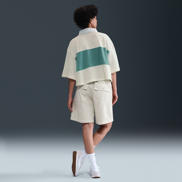 Polo tričko Nike Nsw Street Cropped Relaxed Fit Striped Polo Top Rôznofarebný | IB2153-133, 0