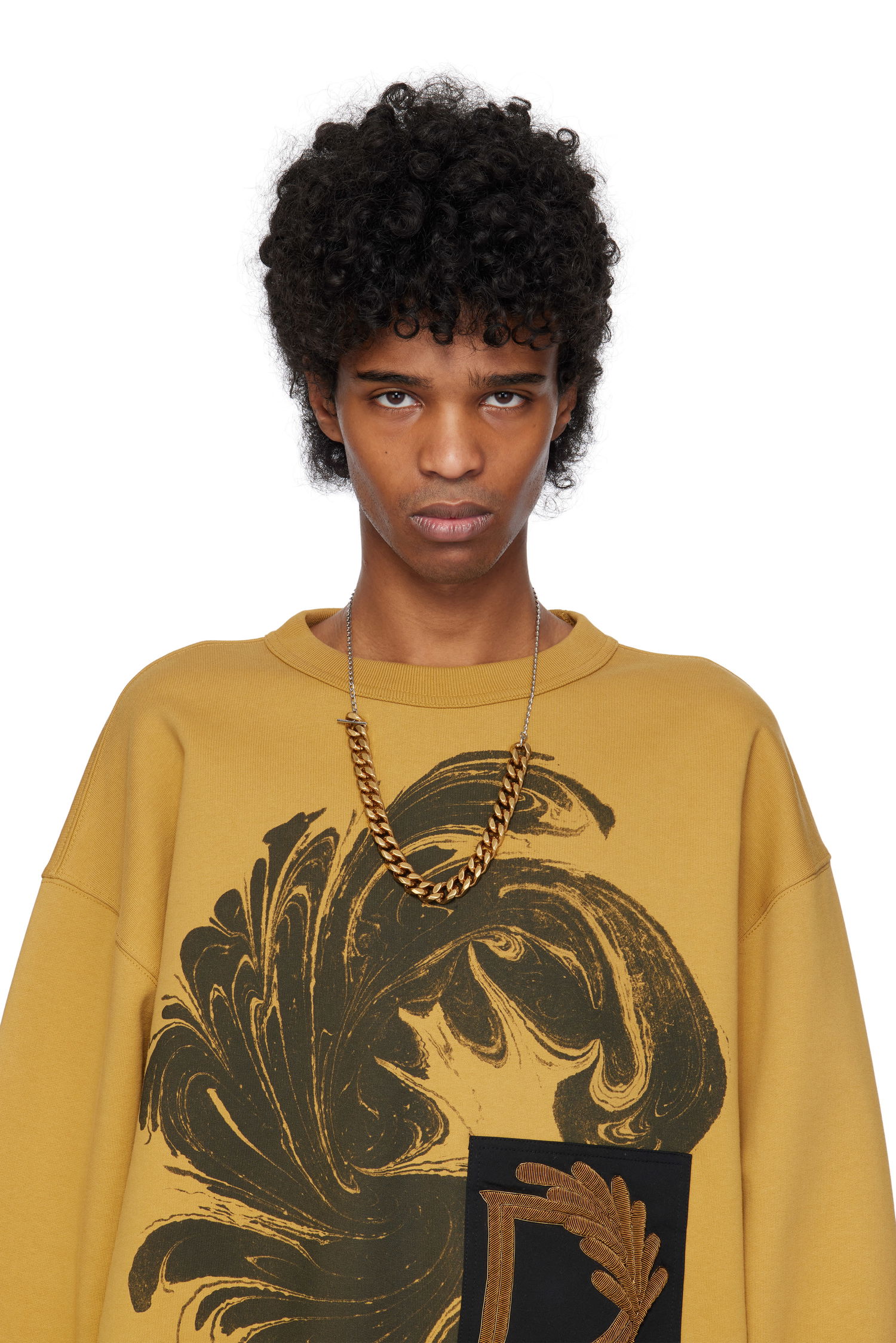 Náhrdelník Dries Van Noten Dries Van Noten Curb Chain Necklace Metalická | 251-028207-061, 1