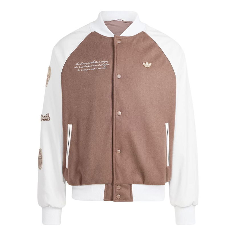 Bomber bunda adidas Originals Originals Vrct Bomber Jacket Hnedá | IS0191