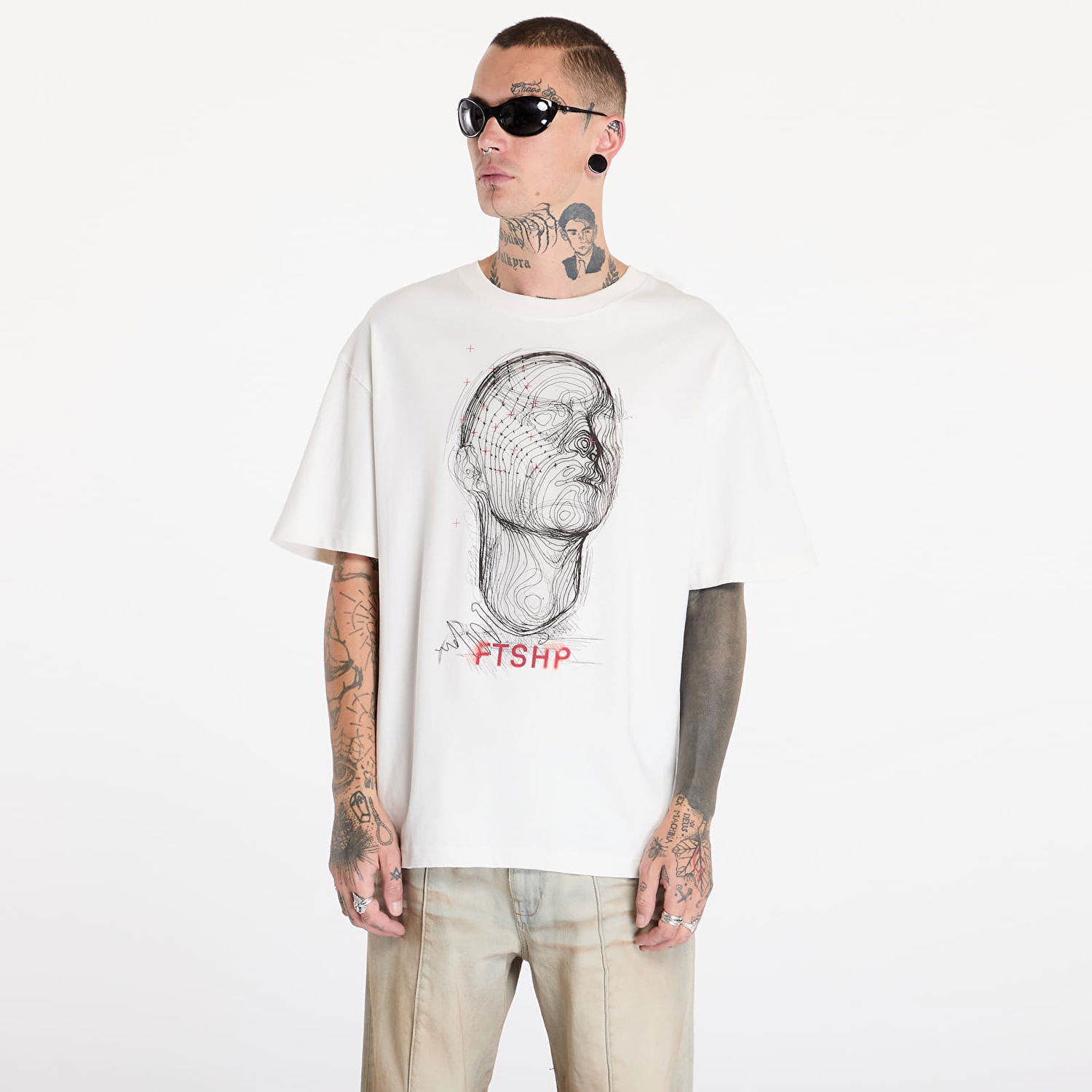 Tričko Footshop FTSHP Headless T-Shirt UNISEX White XS Biela | FTSHP_422, 0