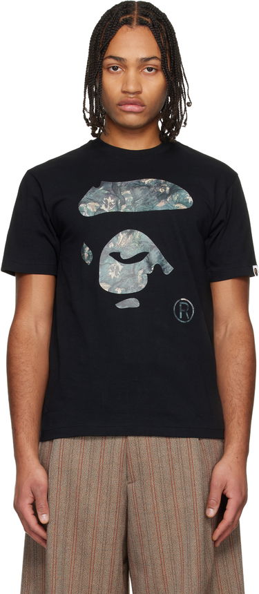 Tričko BAPE Tree Edge Camo Ape Face T-shirt Čierna | 001TEL801032M, 0